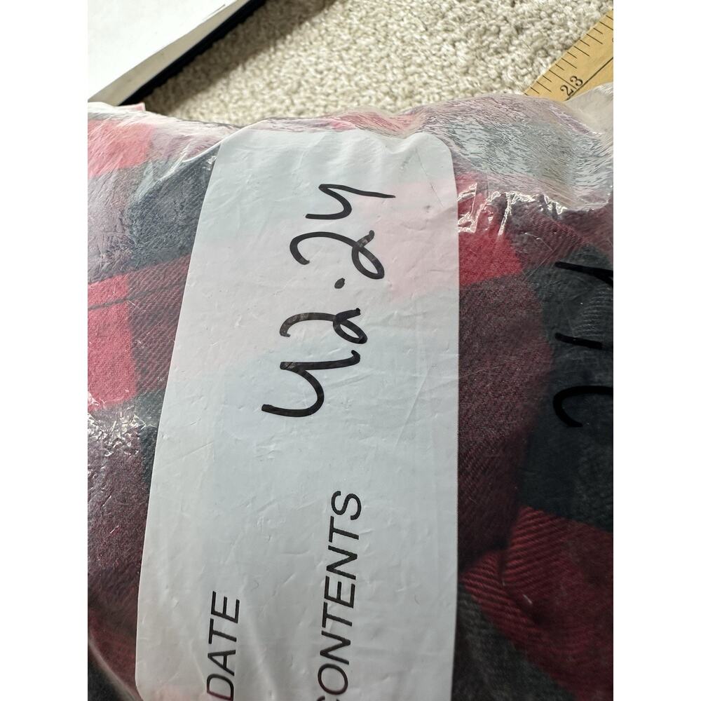 Duluth Trading Large Women's Free Swingin' Flannel Shirt Item 65505 Cotton 60-14 - Picture 7 of 7